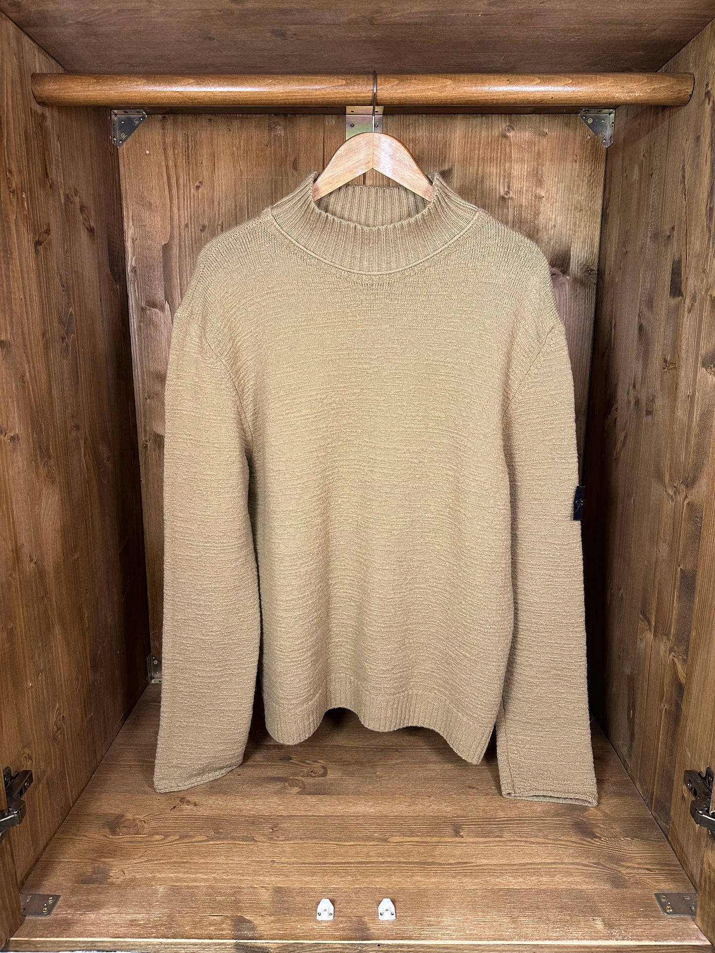 AW03 BROWN WOOL SWEATER