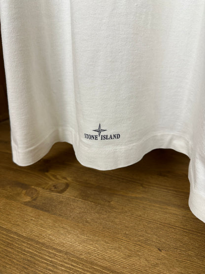 90S COTTON TEE + SWEATPANTS in White