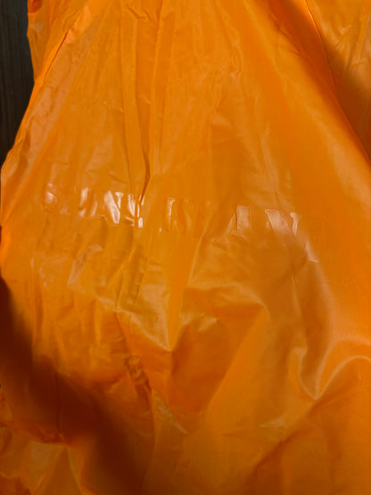 SS1987 100% PVC RAINCOAT JACKET with Vinyl spell-out