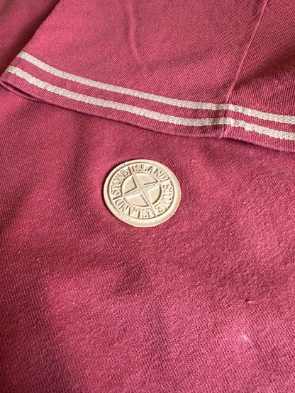 SS80s VULCANISED ROUND LOGO TEE in Pink