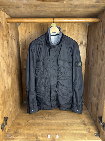 SS10 NYLON POLYAMIDE 3in1 JACKET in Deep Black