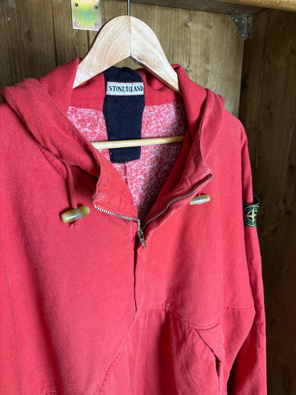 AW85 HOODIE in Blossom Red & Black