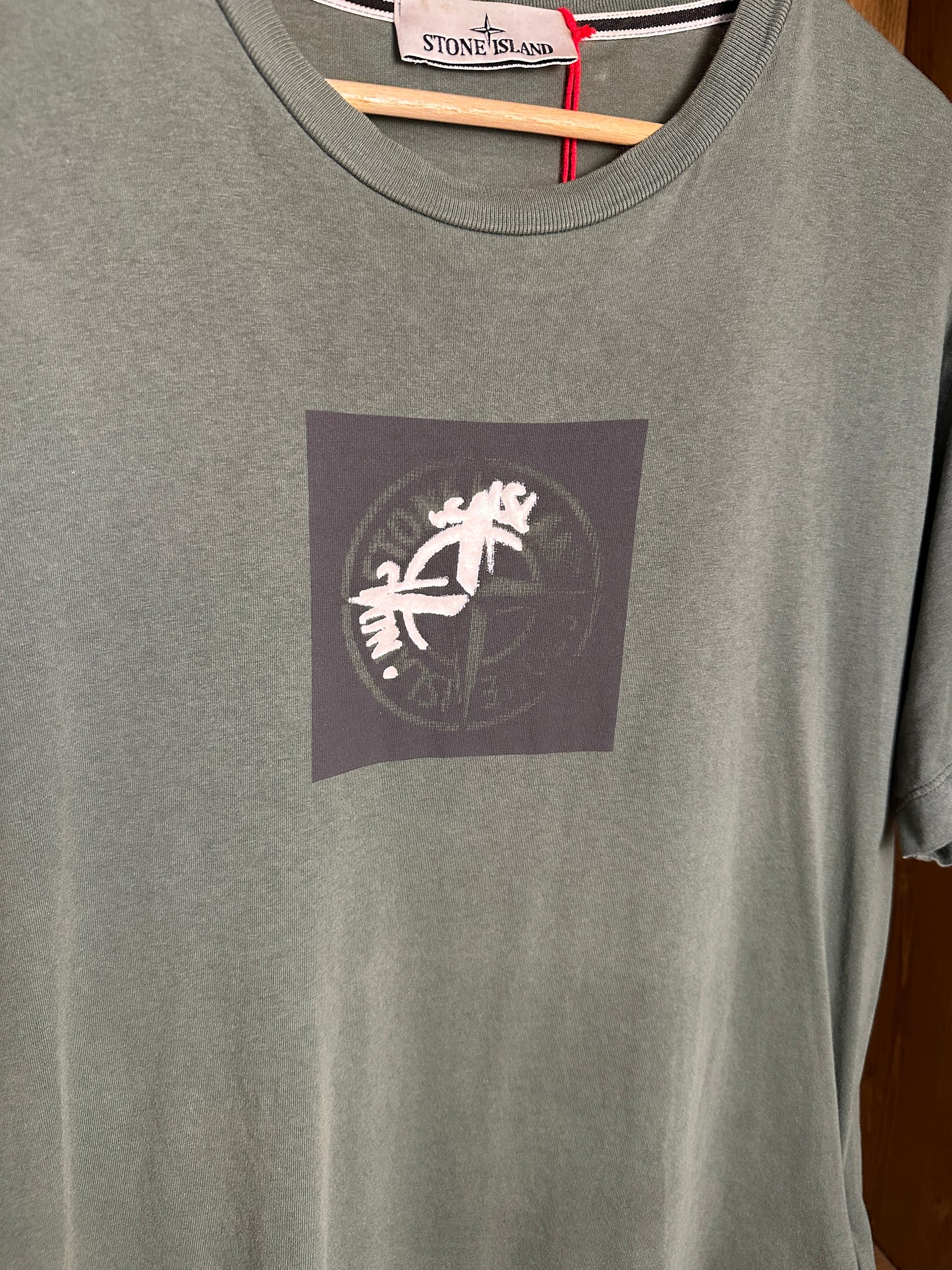 SS23 LOGO TEE in Mint Green & White