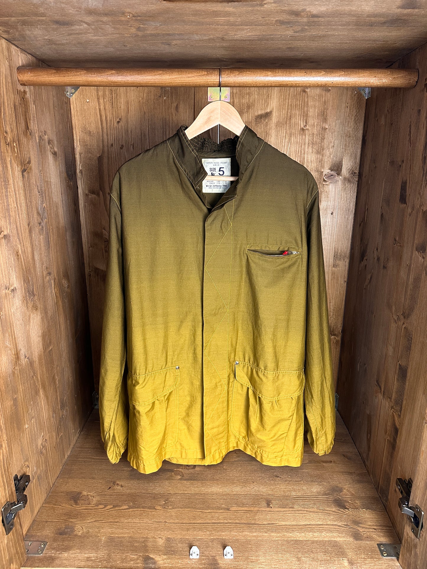 SS80 TELA COTONE GRADIENT PRINT in Nut Brown & Daffodil Yellow
