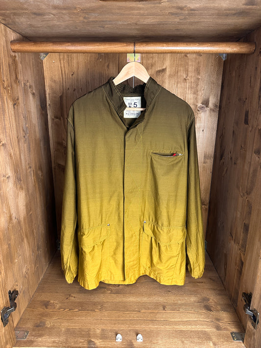 SS80 TELA COTONE GRADIENT PRINT in Nut Brown & Daffodil Yellow