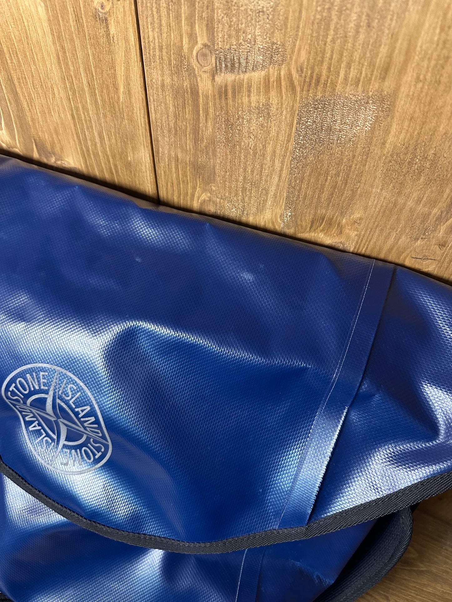 BLU PVC ORTLIEB REFLECTIVE LOGO DUFFLE BAG