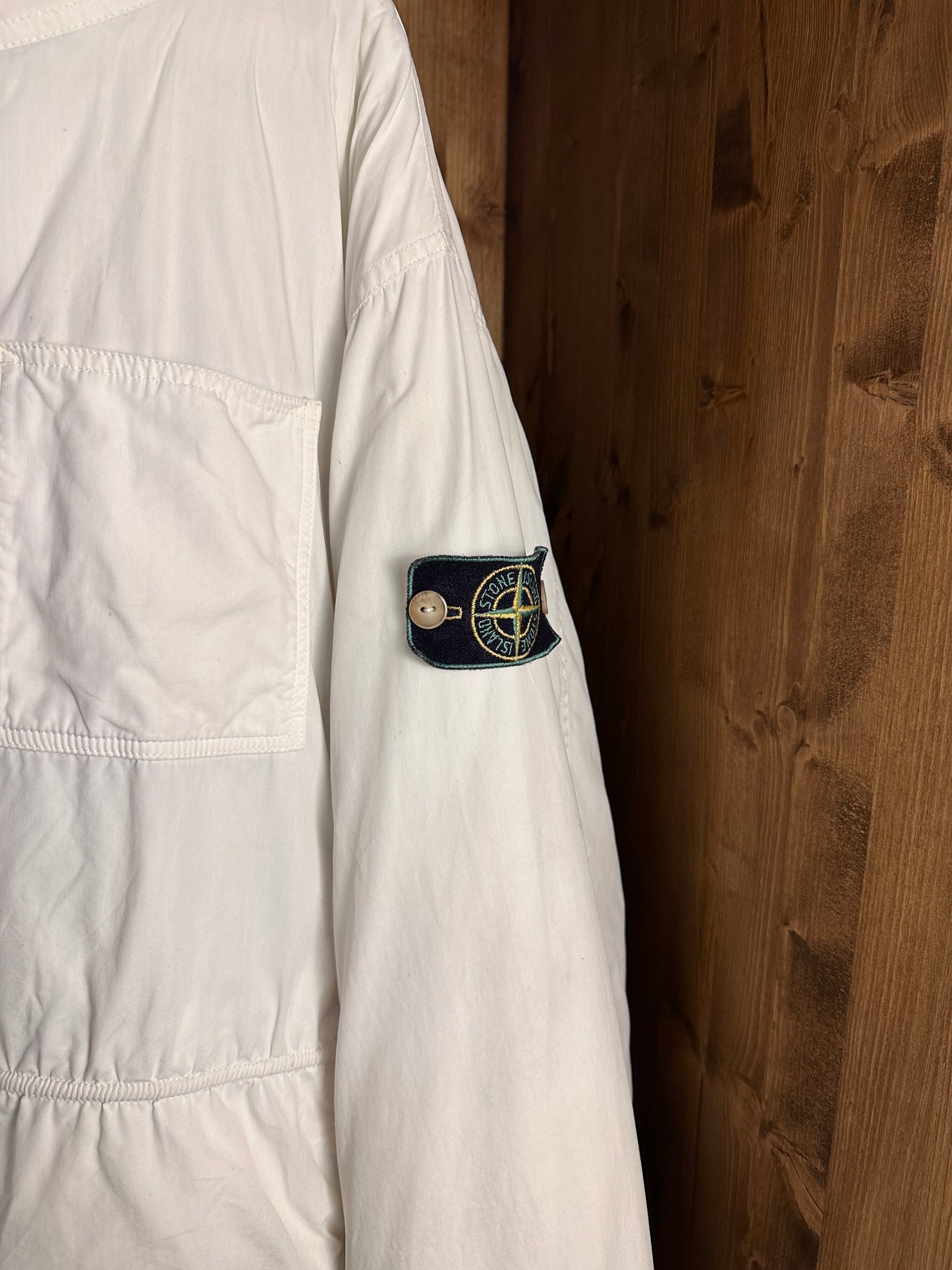 AW84 JOCK COUNTRY QUILTED JACKET in Pure White & Light Green