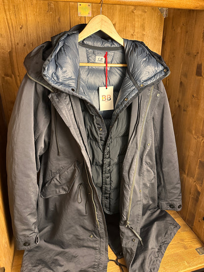 AW20s C.P. COMPANY MICRO KEI EXPLORER JACKET in Blue Green