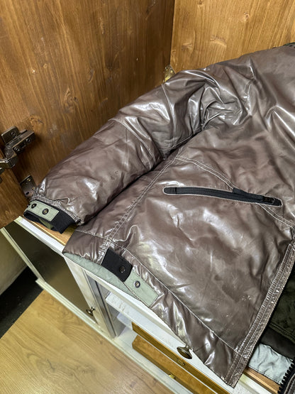 AW010 ICE JACKET RUBIN RED TO QUARTZ PINK with detachable zipped liner