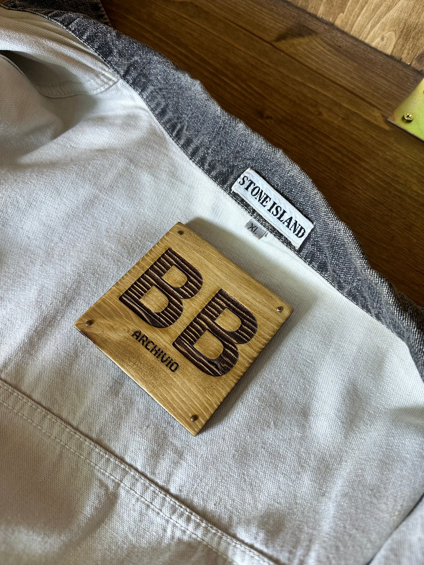 SS1988 PIGMENT PRINT DENIM CHORE CARPENTER cropped fit