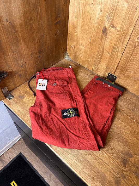 SS82 TELA STELLA PANTS in Red & Green