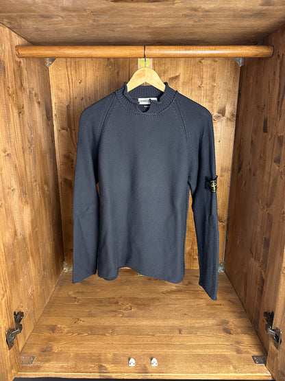 SS02 COTTON POLYAMIDE JUMPER in Granite Grey