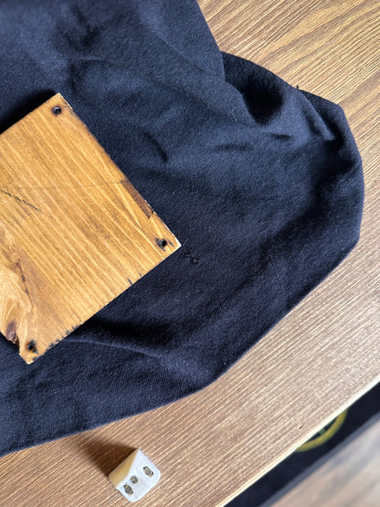 SS22 SPELLOUT TEE Supreme X Stone Island in Jet Black