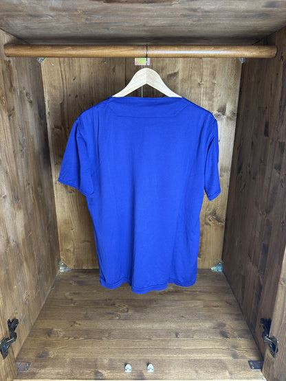 SS08 SPELLOUT TEE in Bright Blue