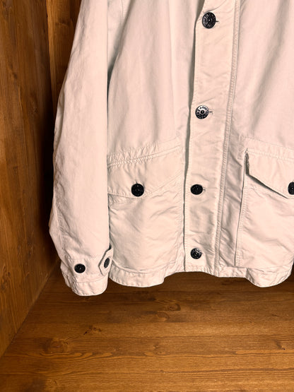 AW15 DAVID TC WITH DETACHABLE DOWN INNER in White