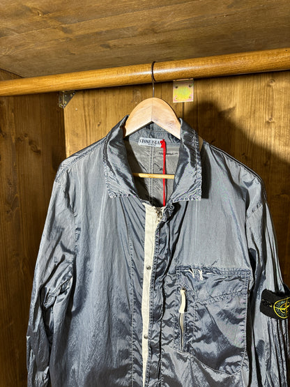 SS10 NYLON METAL JACKET in Quartz Grey