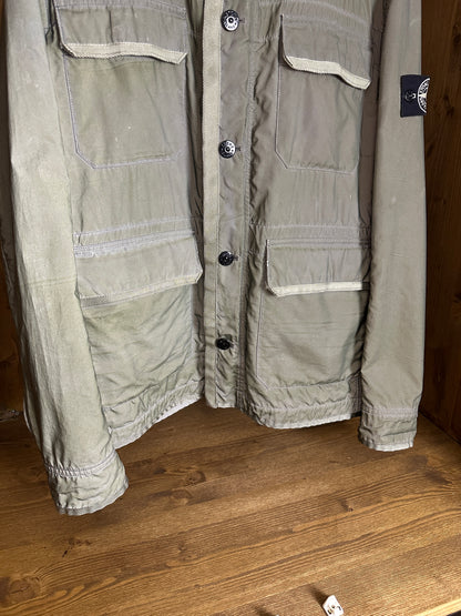 SS12 LIQUID REFLECTIVE in Olive Grey