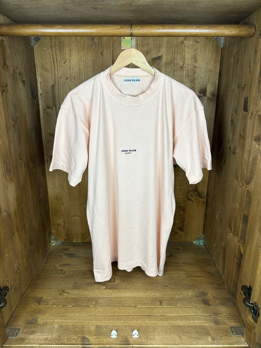 SS80s MARINA TEE in Salmon Pink