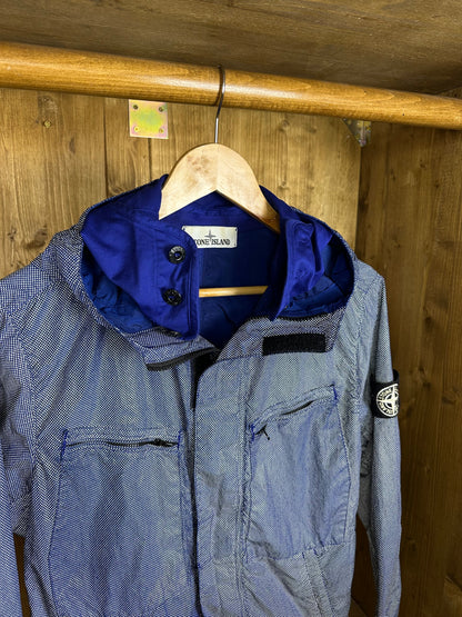 SS16 GARMENT DYED PIXEL REFLECTIVE in Blue