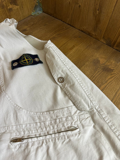 SS82 TELA STELLA MULTI POCKET UTILITY VEST in White
