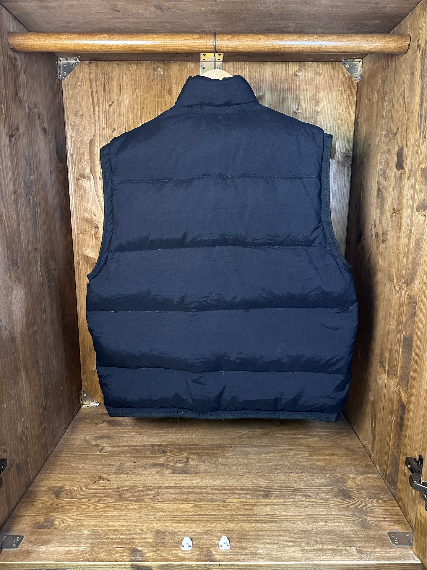 AW1994 PURE BLACK GOOSE DOWN GILET