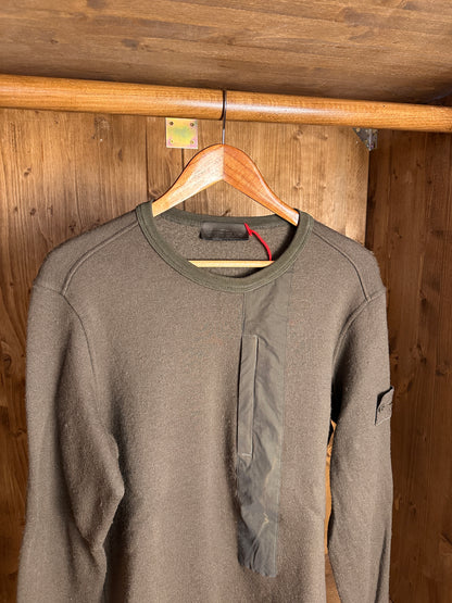 AW19 VIRGIN WOOL JUMPER GHOST PIECE in Green
