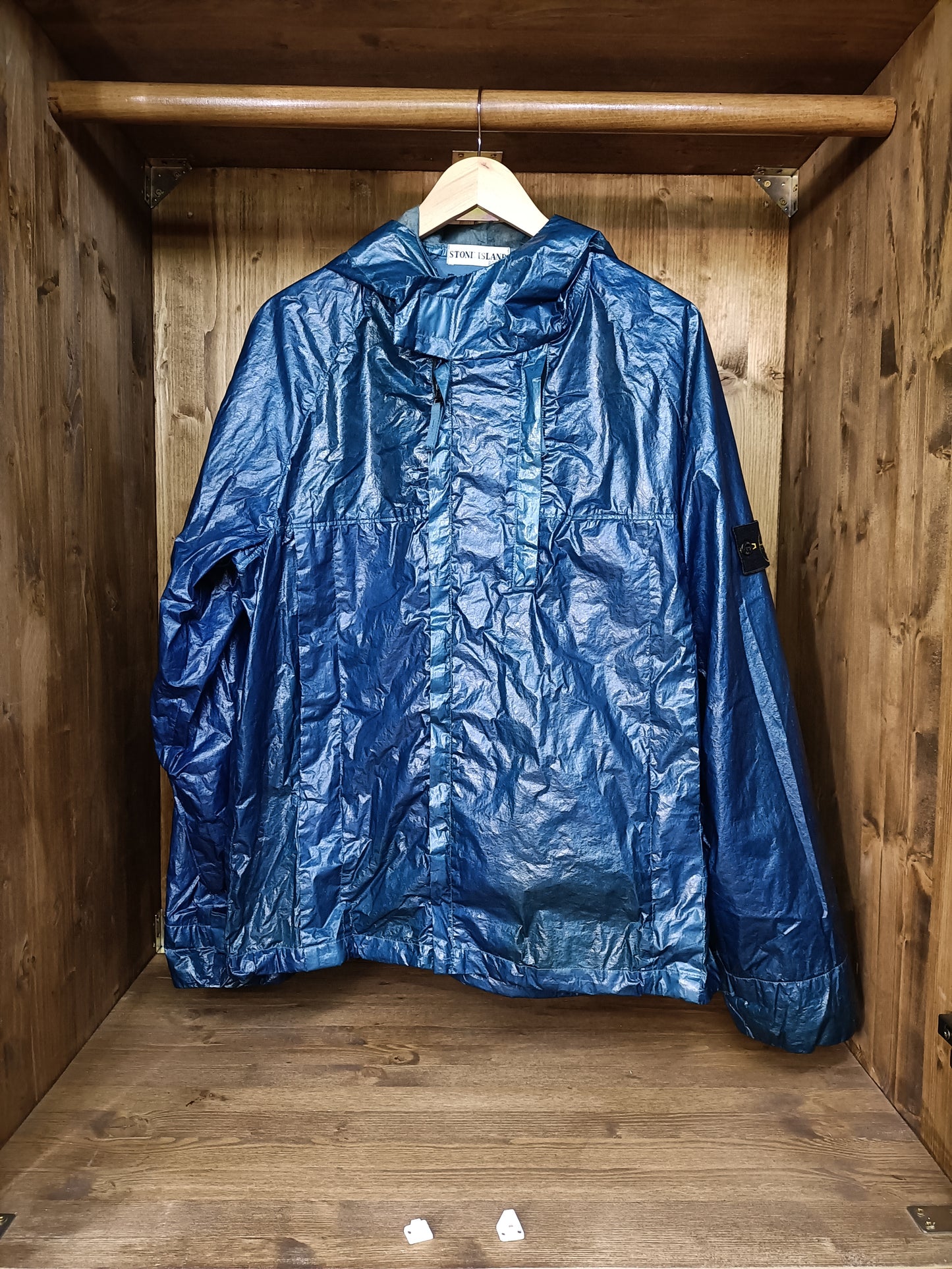 Blue viscose jacket