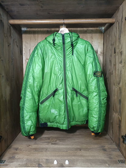 Goose down mesh green 3 in 1 jacket