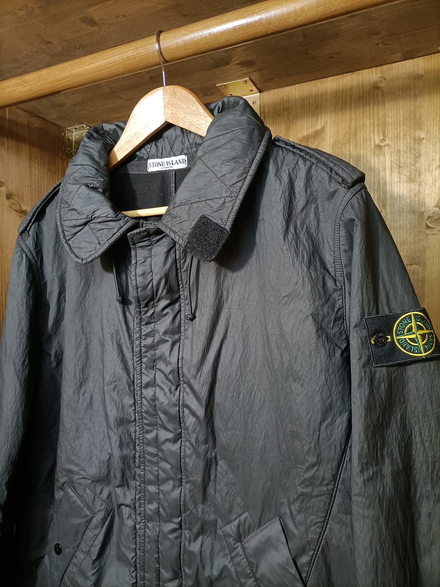 Nylon Brown trench coat