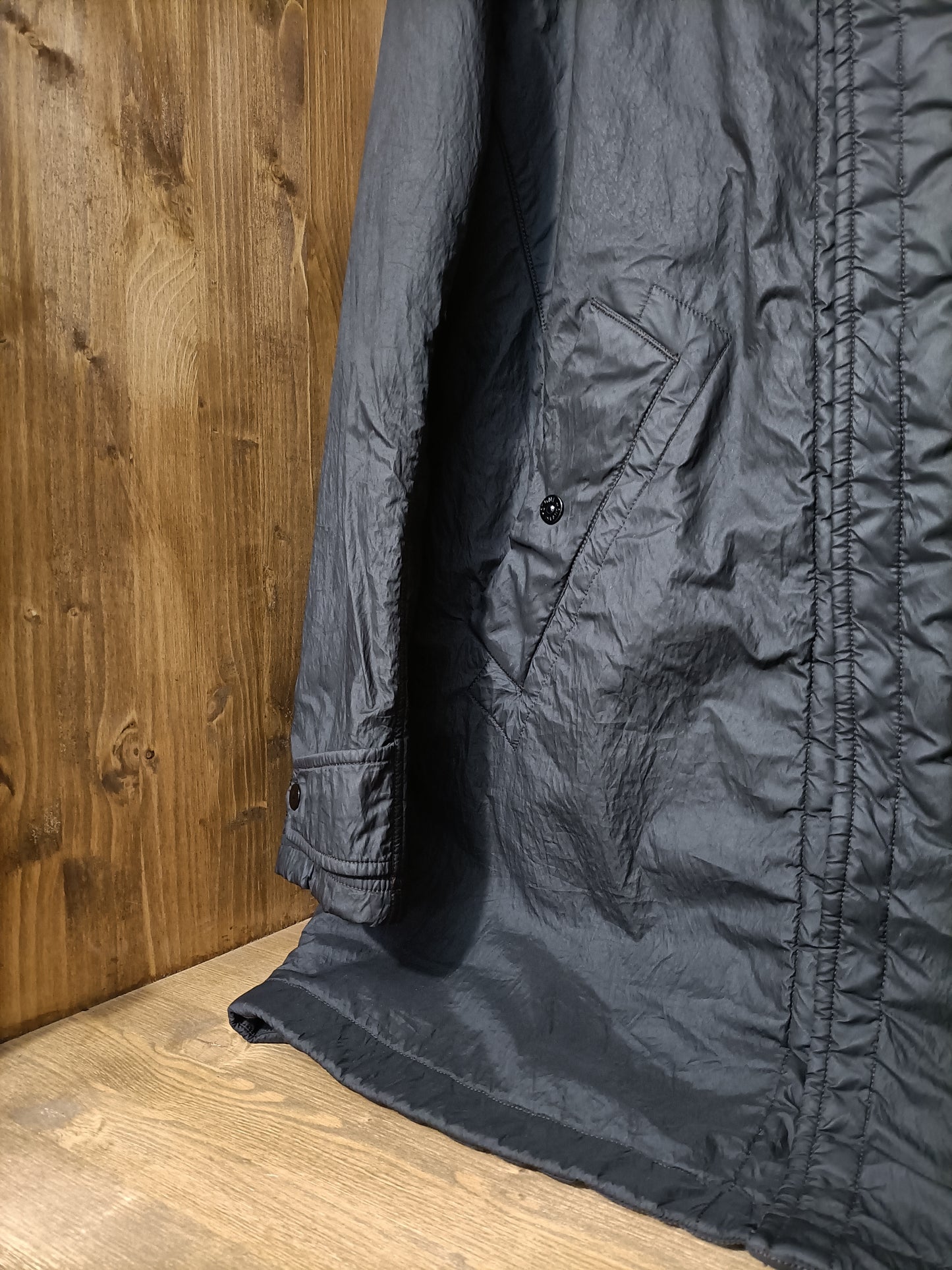 Nylon Brown trench coat