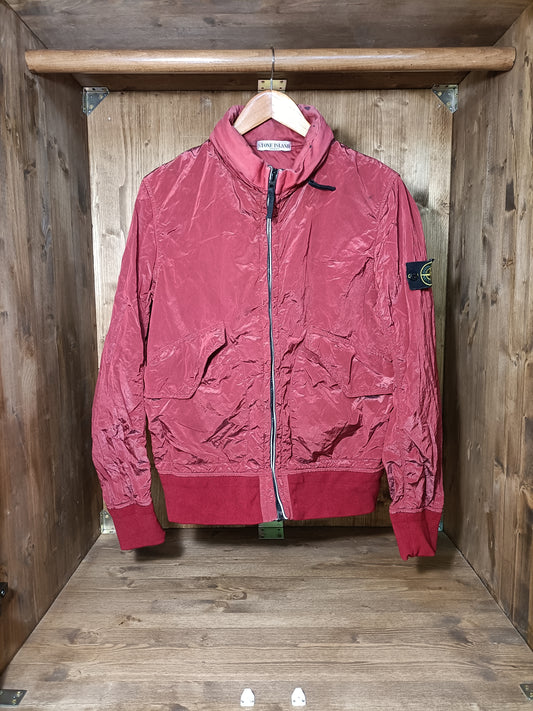 Red nylon metal jacket