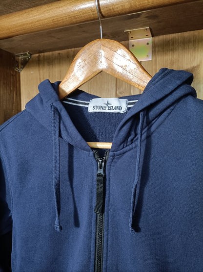 Blue zip hoodie