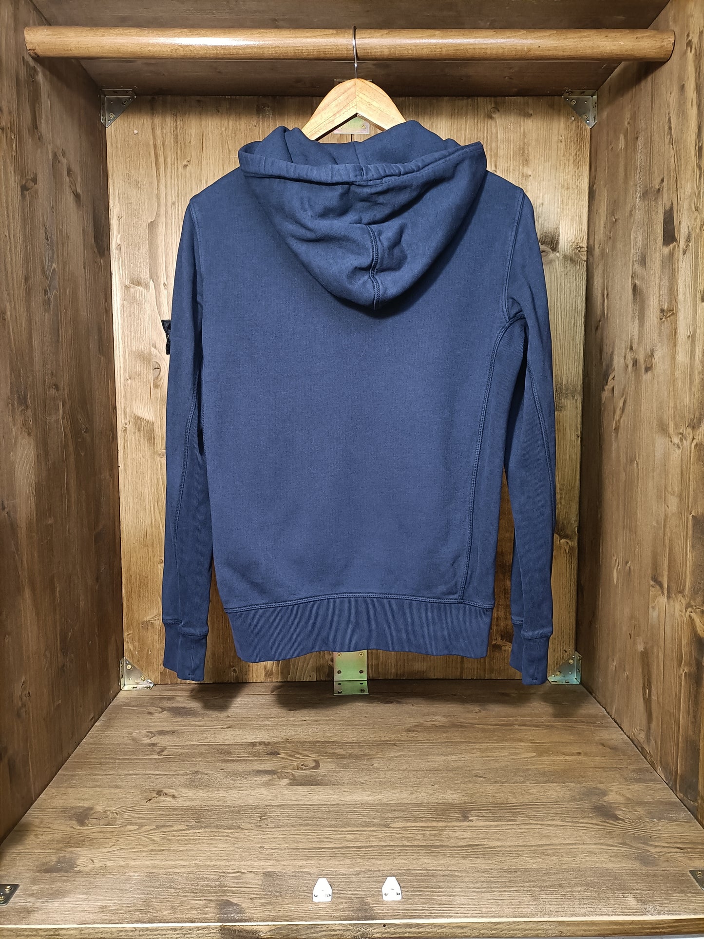 Blue zip hoodie