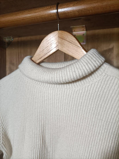 Cream Turtleneck jumper