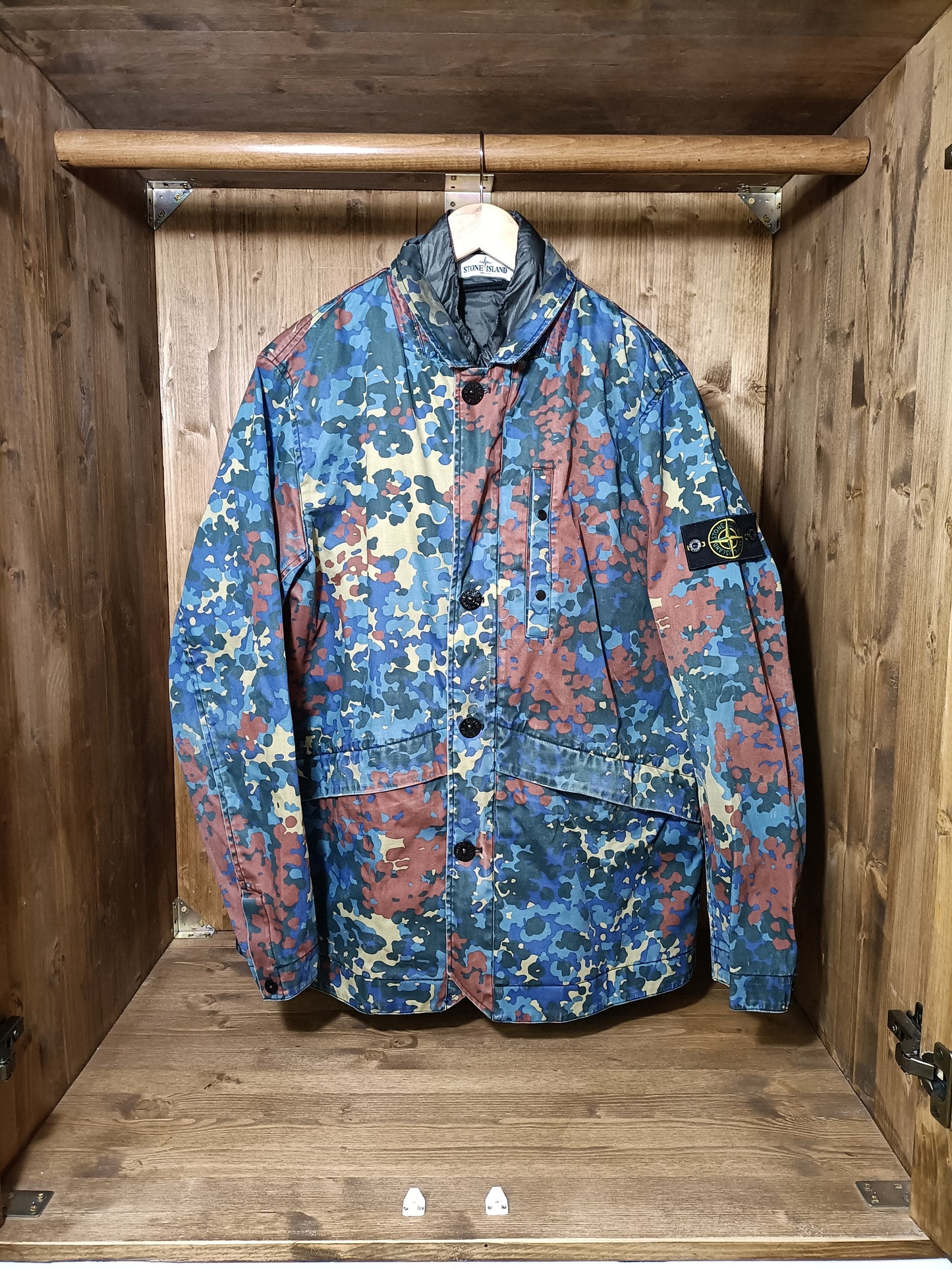 Raso gommato Camo print ovd