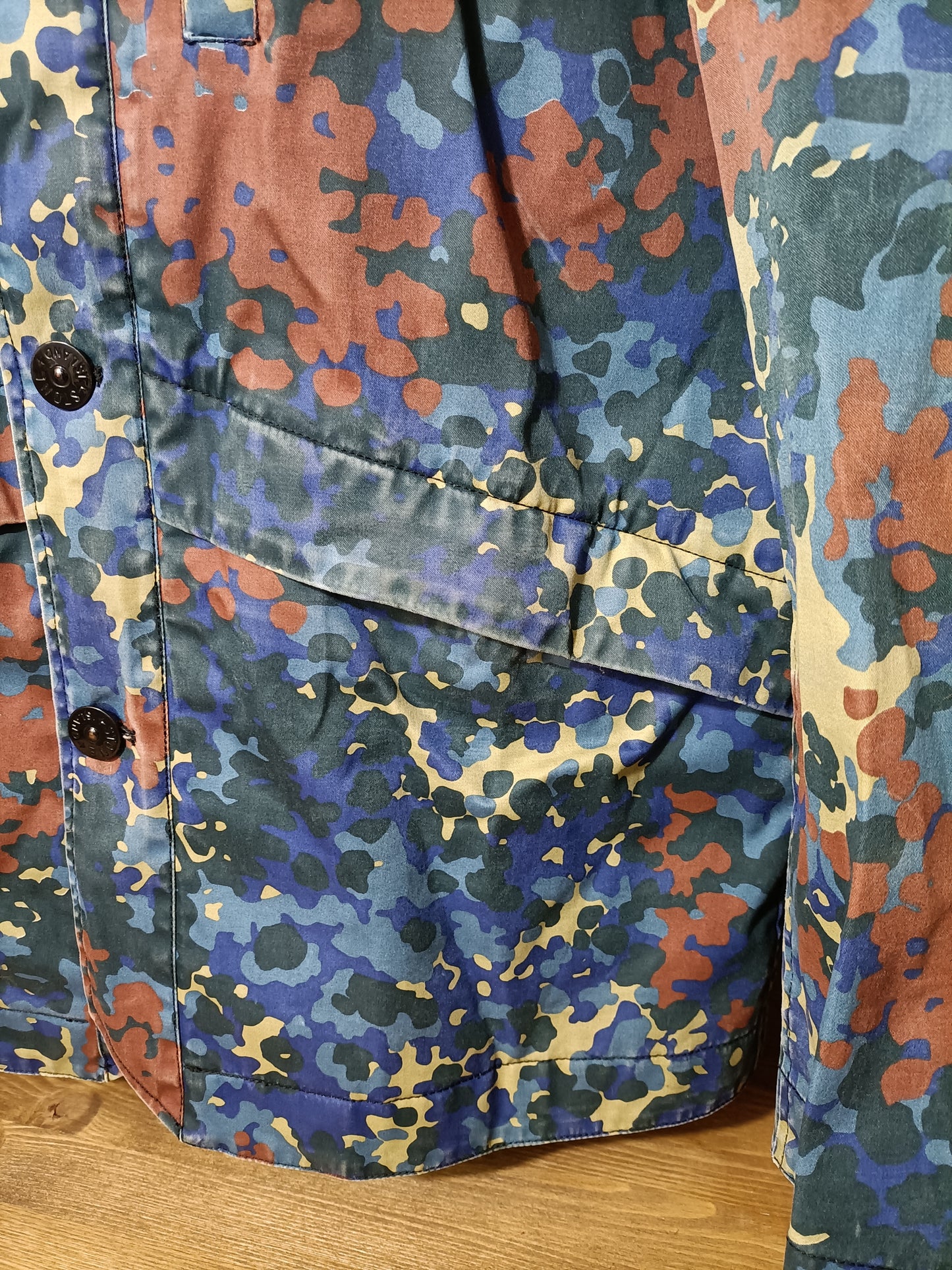 Raso gommato Camo print ovd