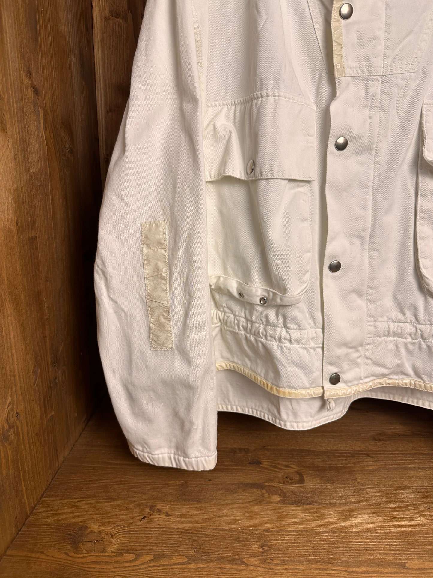 SS84/85 BONEVILLE HUNTING JACKET In Pure White