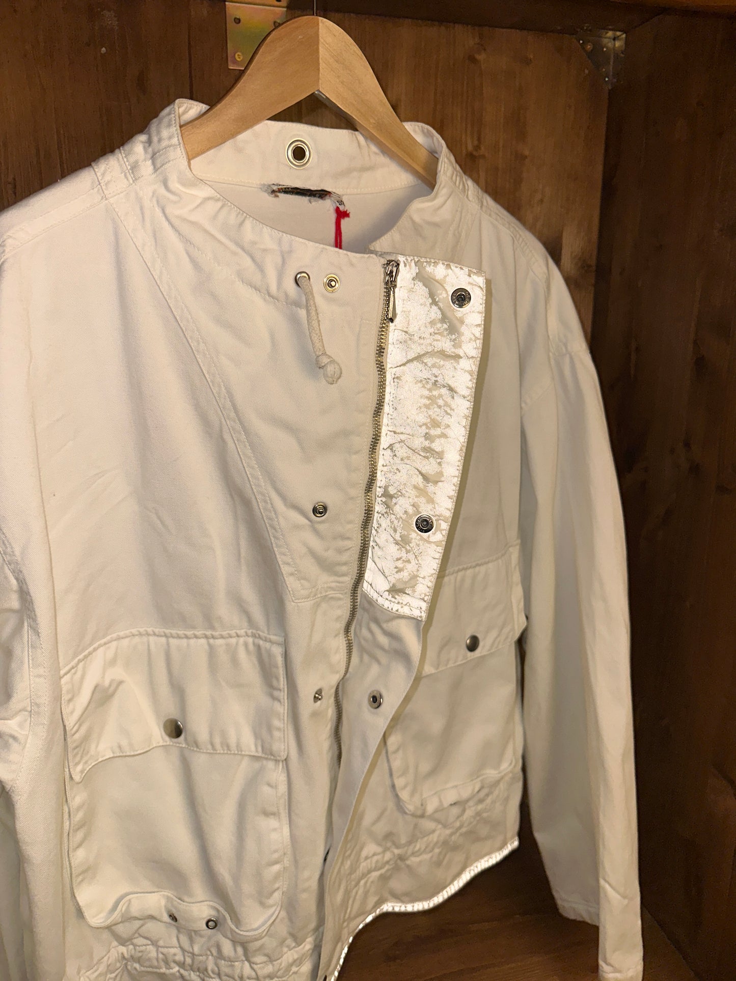 SS84/85 BONEVILLE HUNTING JACKET In Pure White