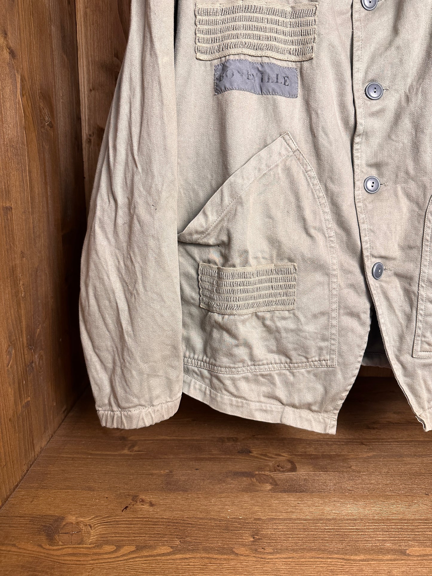 SS84/85 BONEVILLE HUNTING JACKET in Pebble Grey