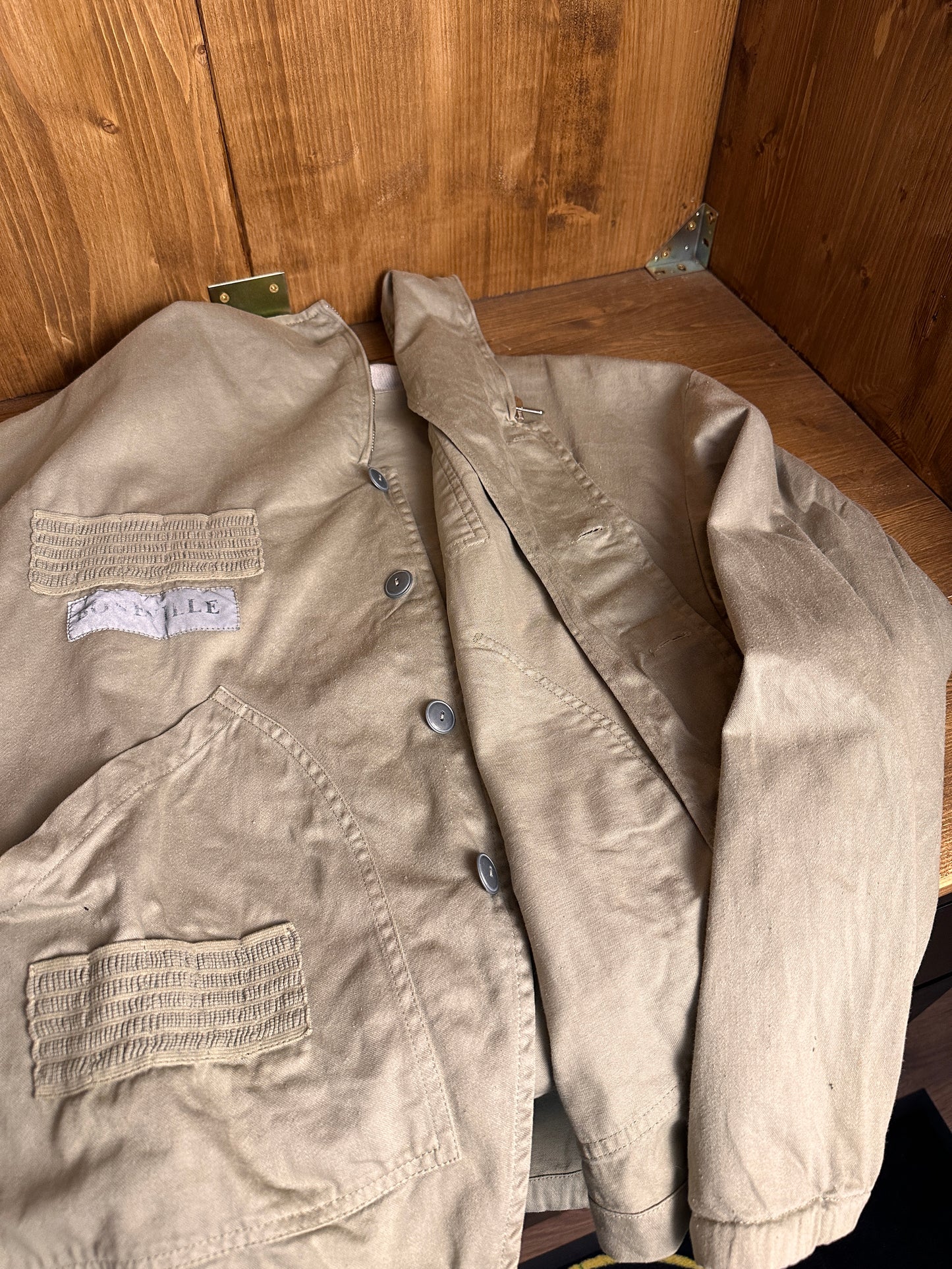 SS84/85 BONEVILLE HUNTING JACKET in Pebble Grey