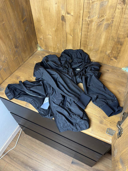 SS20 NYLON METAL RIPSTOP SMOCK in Deep Black