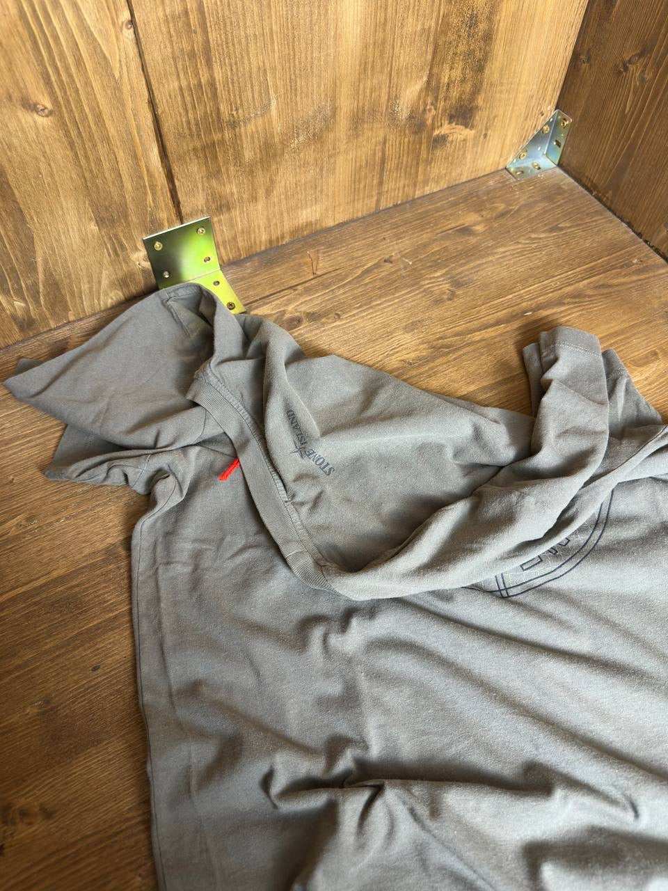 AW16 COMPASS LOGO TEE in Olive Brown