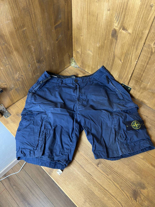 SS19 COTTON SHORTS in Faded Blue
