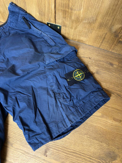 SS19 COTTON SHORTS in Faded Blue