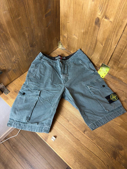 SS17 COTTON SHORT in Acid Grey