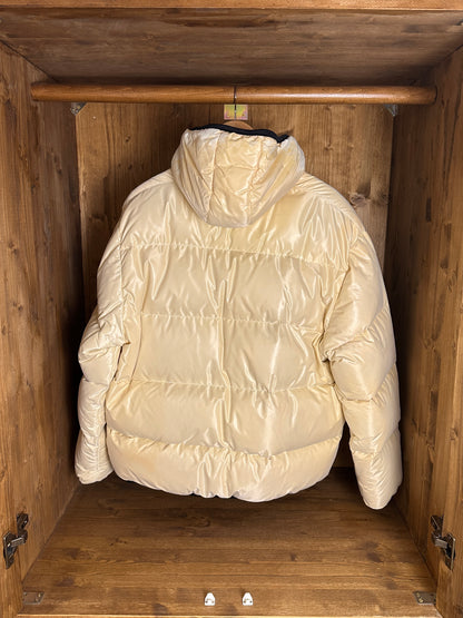 AW96 MICRO QUILTED PUFFER JACKET in Cream White