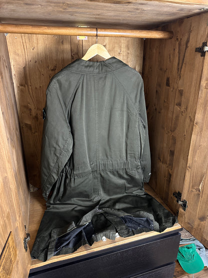 AW 88/89 RUBBERIZED SATIN TRENCH in Terra Brown