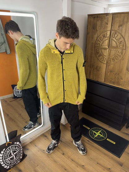 SS10 COTTON/FLAX JUMPER in Ochre Yellow