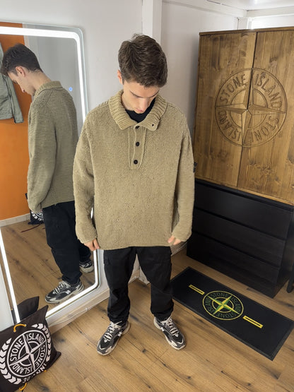 AW00 COTTON JUMPER in Grey Beige