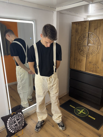 SS00 Fallschirmhosen in Austernweiß